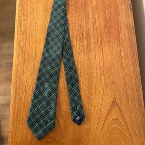 American Living by Ralph Lauren  Silk Green Plaid Tie